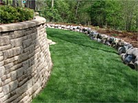 Installed Retaining Wall Projects