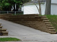 Installed Retaining Wall Projects