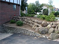 Installed Retaining Wall Projects